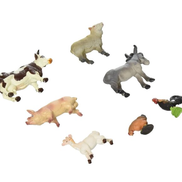 Papo Mini 7 Farm Animals Hand painted figurines in Tin Case New Sealed Age 3+ - Picture 4 of 13